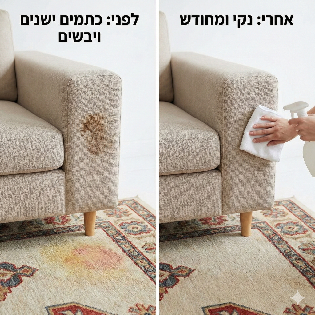 ניקוי כתמים ישנים
