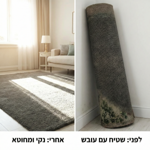 המדריך המלא לניקוי עובש משטיחים