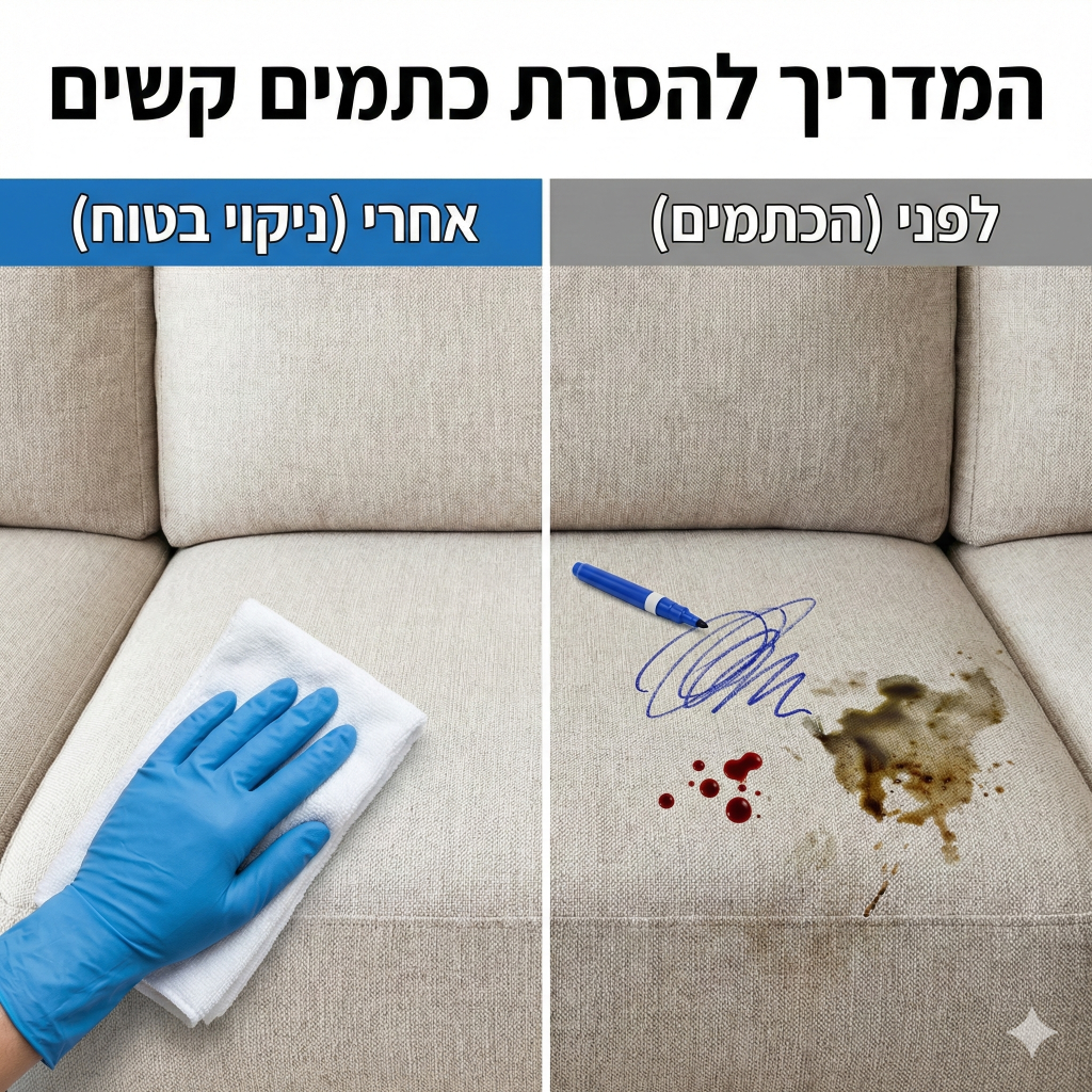 המדריך המלא להסרת כתמים קשים